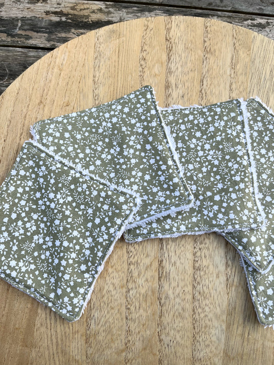 Lot de 5 cotons démaquillants réutilisables Olivia