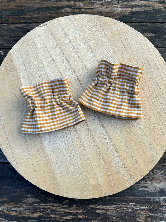 Manchettes amovibles Cannelle