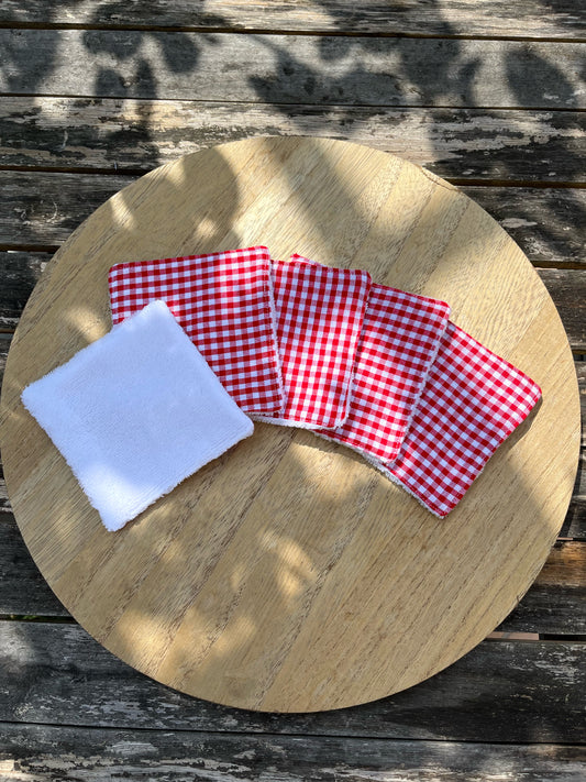Lot de 5 cotons démaquillants réutilisables Colette