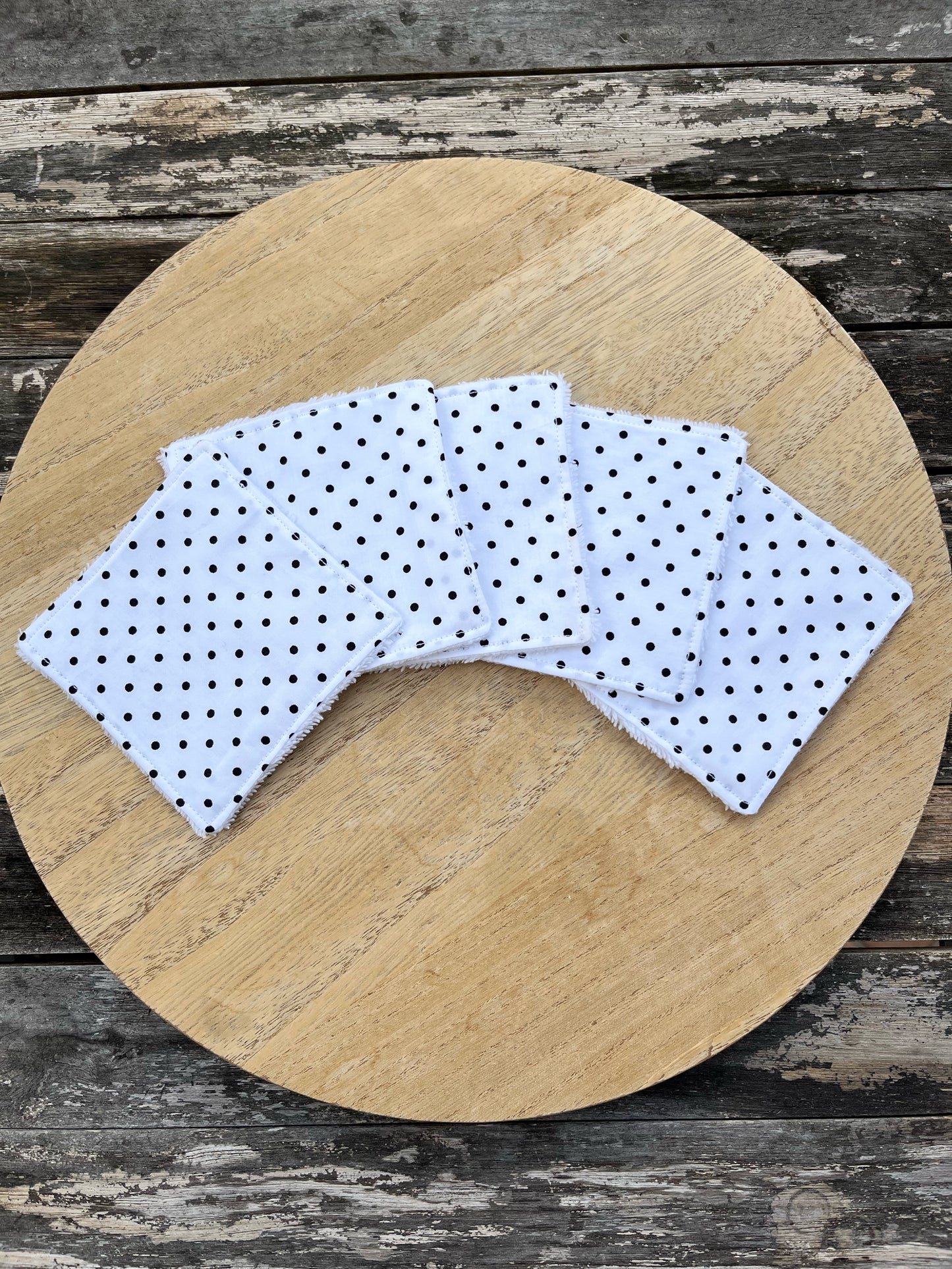 Lot de 5 cotons démaquillants réutilisables Lisa