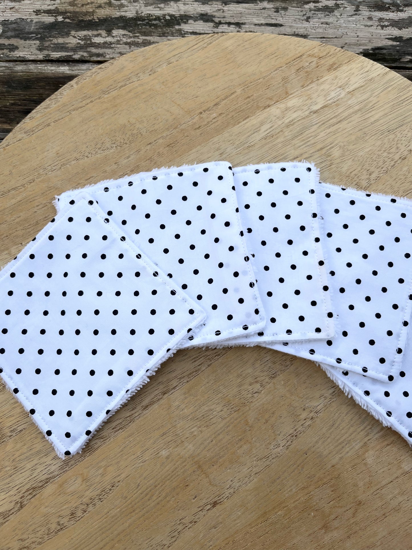 Lot de 5 cotons démaquillants réutilisables Lisa