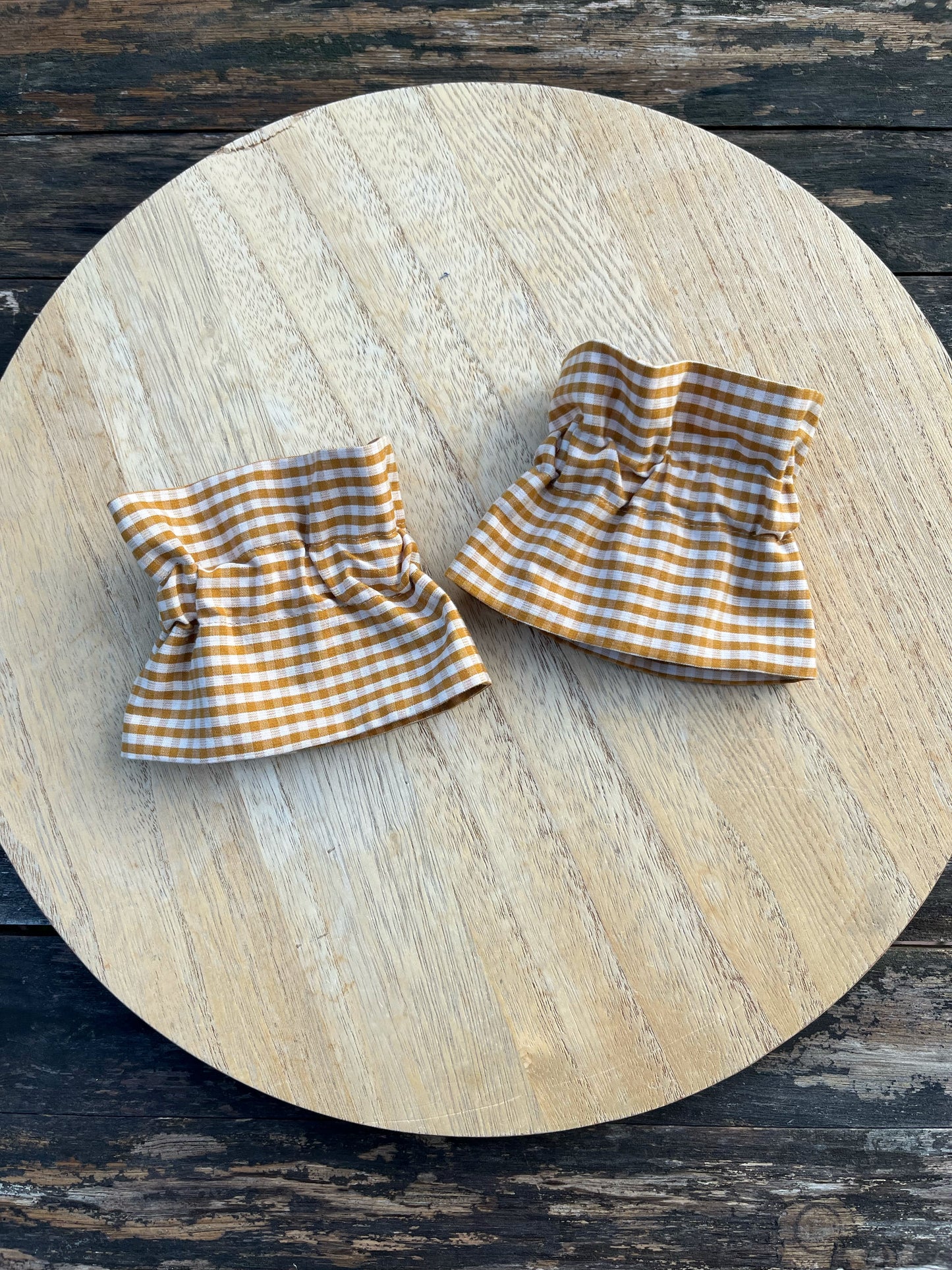 Manchettes amovibles Cannelle